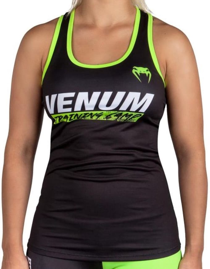 Venum Training Camp Tanktop Dames Zwart Geel - S