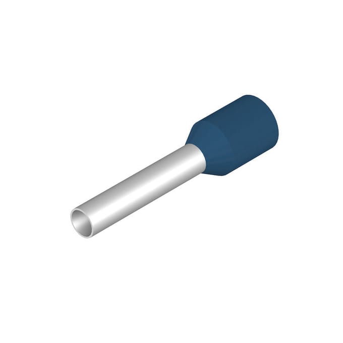 Weidmüller 9019170000 Adereindhulzen 2.5 mm² Deels geïsoleerd Blauw 500 stuk(s)