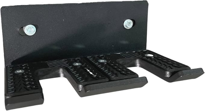Wandgemonteerde Verticale Barbell Houder - Ruimtebesparend Rack voor Olympische Barbells
