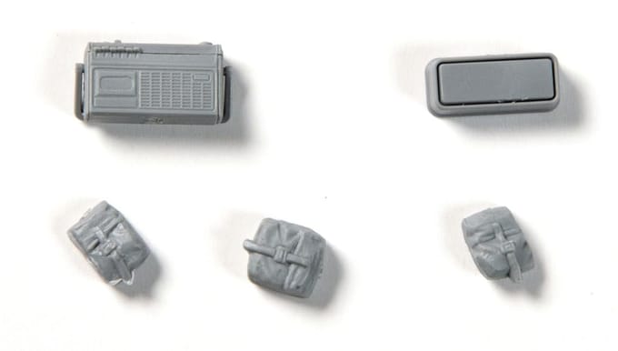 AK Interactive Équipage de Véhicule de Combat Léger Désert Set de Figurines Maquette en Plastique AK35017 1/35 gray