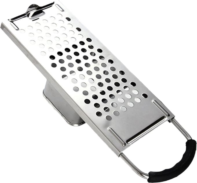 Somstyle Spätzlerasp - Rasp voor Spaetzle - RVS - Spätzle Maker - Vaatwasserbestendig - Zilverkleurig