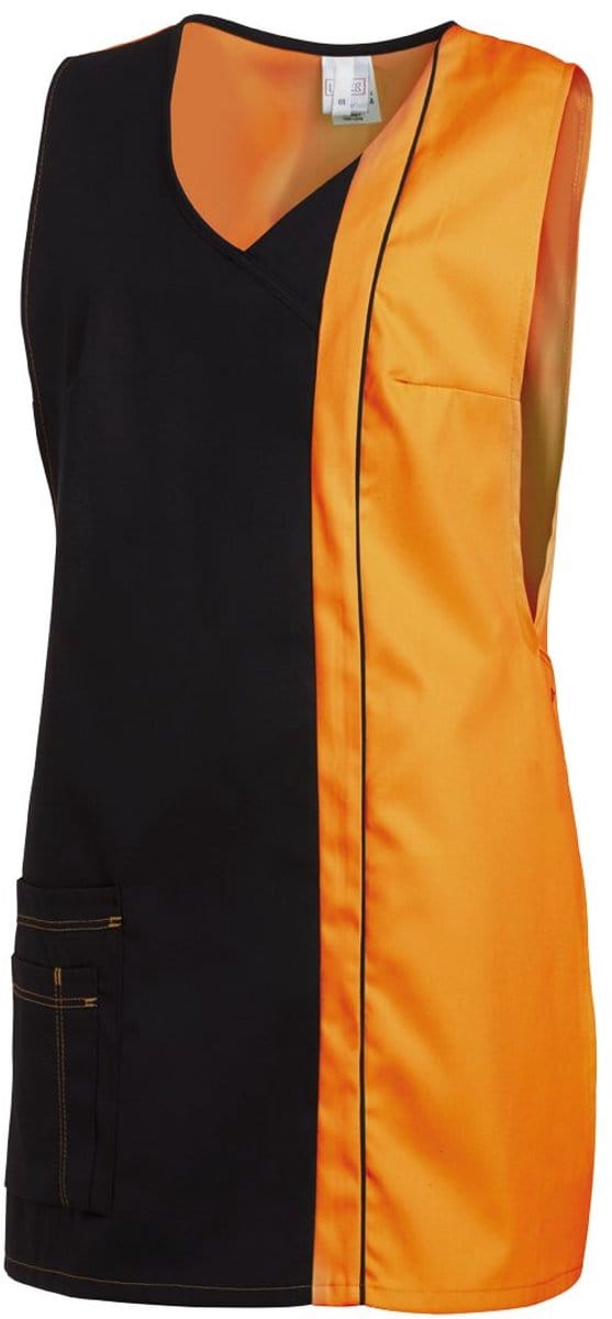 Leiber Dames-schort 08/2541/1049 Zwart/Sun