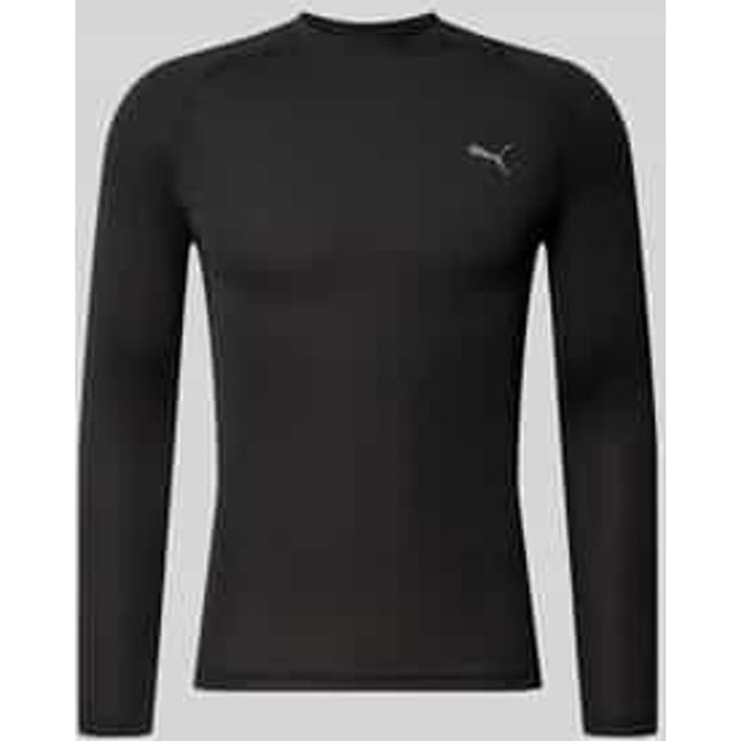 Slim Fit sport-t-shirt met logoprint model 'PWRMODE'