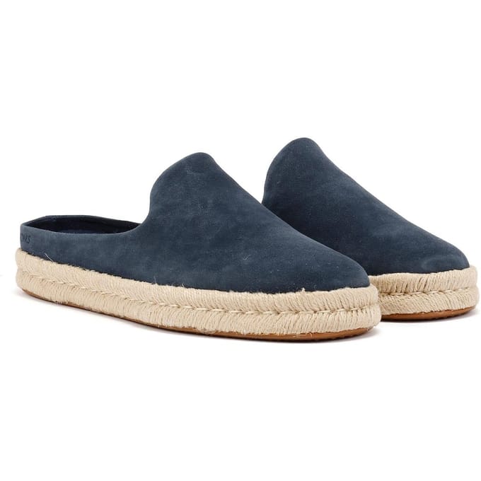 TOMS Santiago Herenklompen Van Blauw Suède