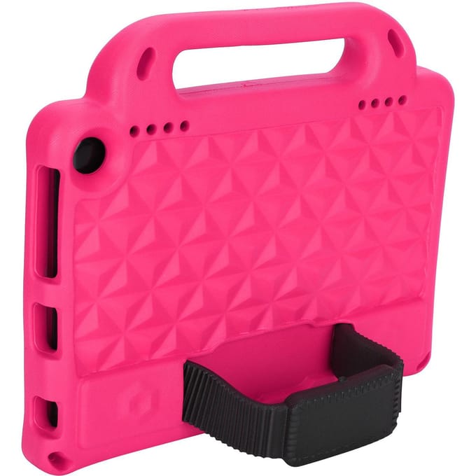 Housse de Tablette Housse Antichoc Adaptée pour Fire HD 88 Plus 2020 Adaptée aux Enfants Housse de Protection Noir rouge rose