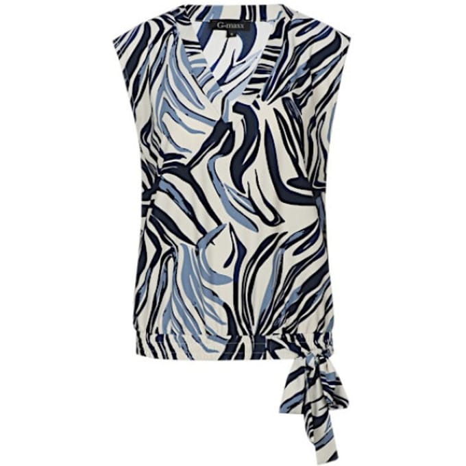 G-Maxx Top karla sand/light jeans blue