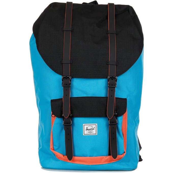 Little America herenrugzak Blue Bird/zwart/ember Glow