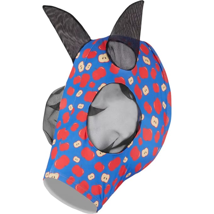 Horze elastisch pull-on vliegenmasker, Red, Warmblut