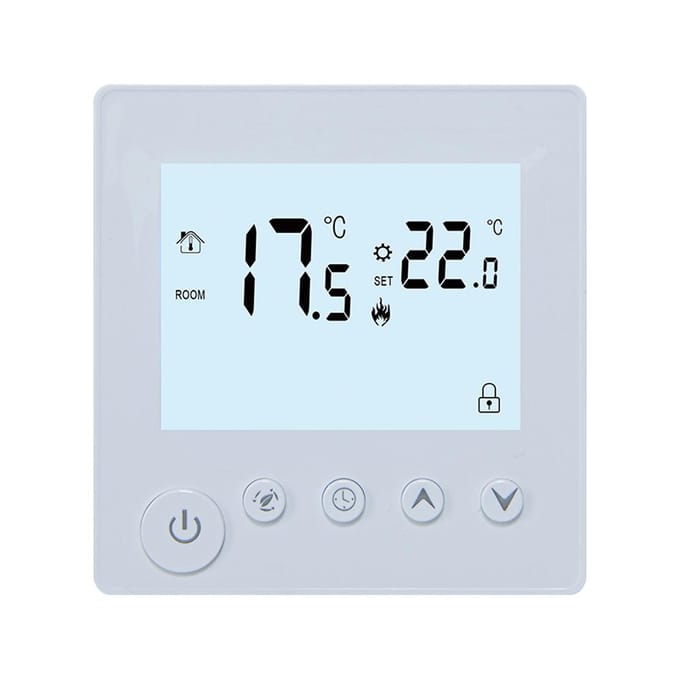 Temperatuurregelaar LCD-achtergrondverlichting Weektijd Binnentemperatuurweergave Doel K1RH3A