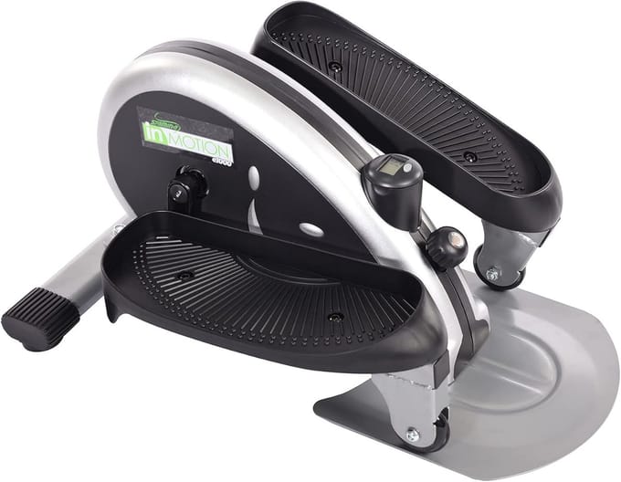 Compacte Zittende Elliptische Trainer voor Thuis - Voetpedaaltrainer voor Effectieve Cardio en Spiertraining