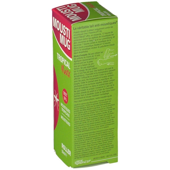 Moustimug Tropical Maxx 50% Deet Roller 50 ml