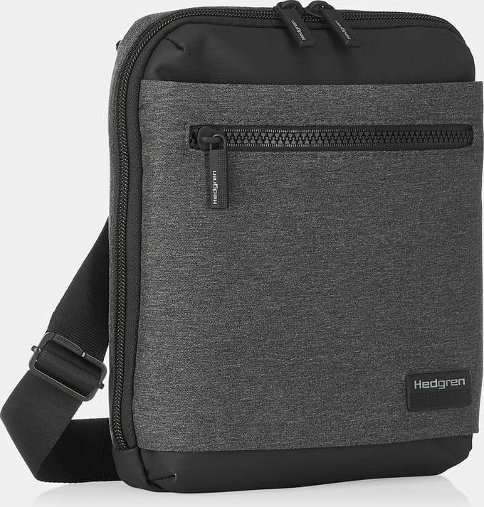 Hedgren CHIP slanke crossbodytas met 1 compartiment en RFID-bescherming – Waterafstotend - Stlylish Grey