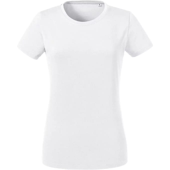 Dames-T-shirt Russell Athletic Pure Organic Heavy