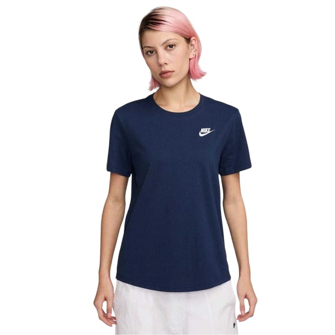 Nike Dames Club T-Shirt (Midnight Navy)