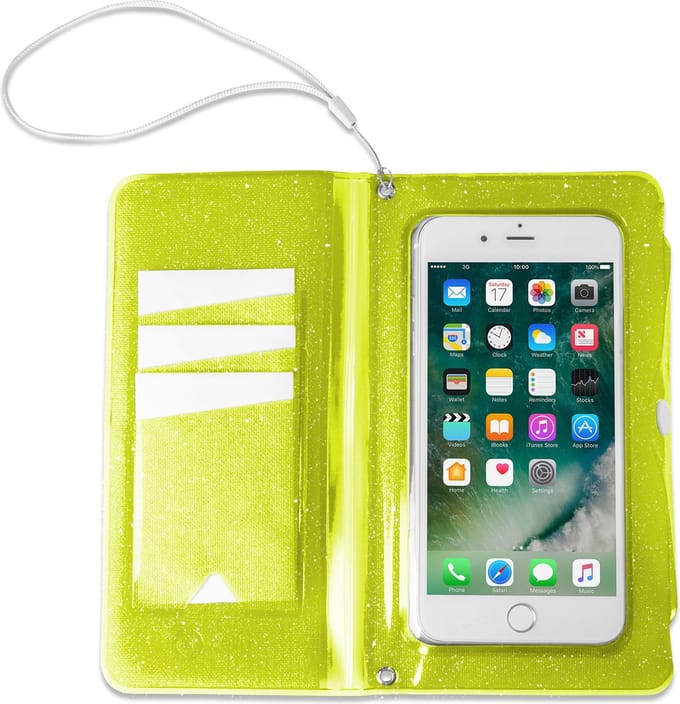 Celly Telefoonhoesje Splash Spatwaterdicht 14 Cm Geel