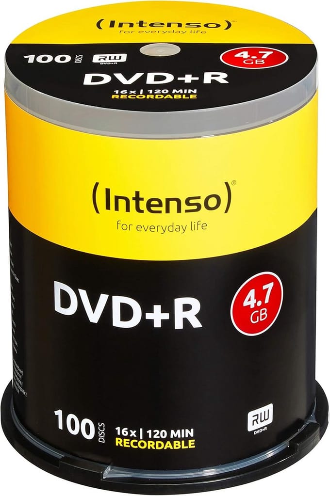 DVD+R Blanco Discs 4,7 GB - 16x Speed - 100 Stuks Spindel