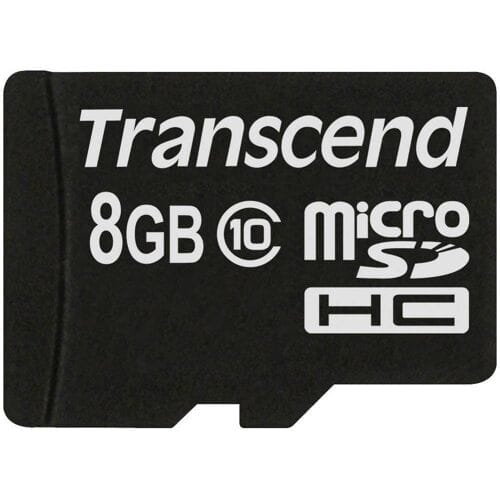 Transcend Premium microSDHC-kaart 8 GB Class 10