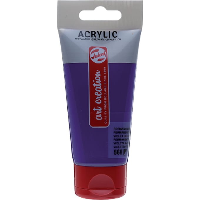 Talens Art Creation acrylverf tube 75 ml, permanent blauwviolet (568)