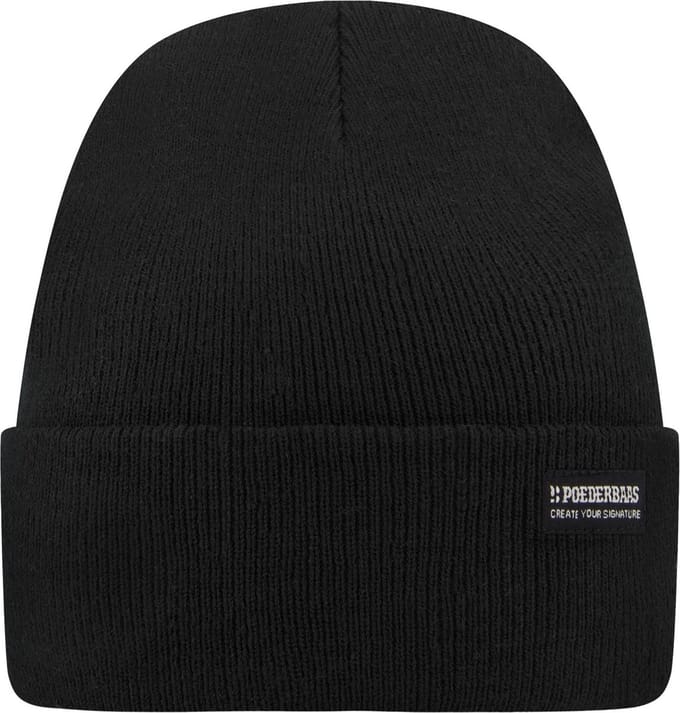 Poederbaas Muts Park Beanie Zwart