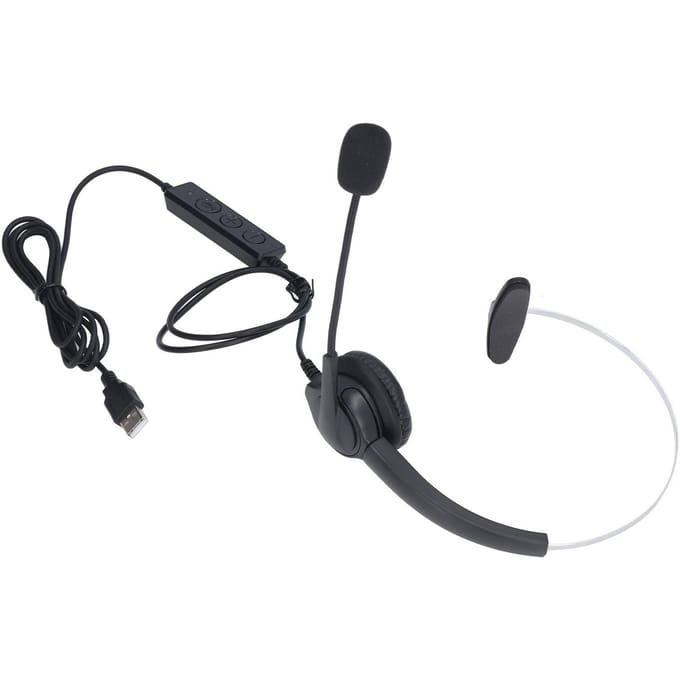 Callcenter Headset Ruisonderdrukking Ergonomische Bedrade Klantenservice Hoofdtelefoon voor Thuiskantoorgesprekken
