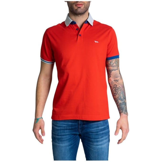 Harmont & Blaine rood T-shirt en polo