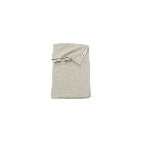 Meyco wiegdeken sand melange Sandbrown unisex