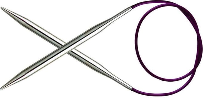 KnitPro Nova Metal rondbreinaalden 100cm 2.00mm.
