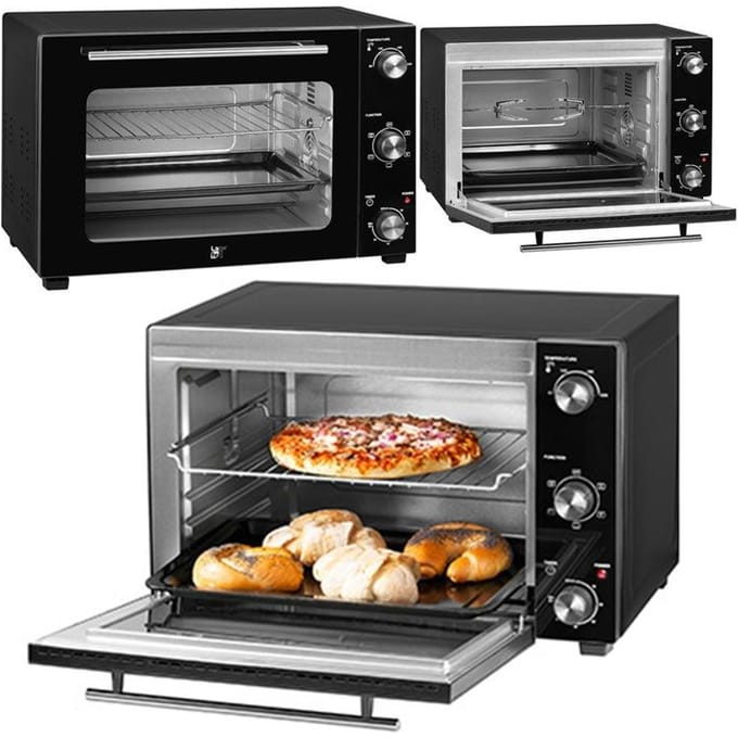 Lafe - Elektrische oven - Inhoud 48 l - vermogen 1800 W - hetelucht, HeatMaster