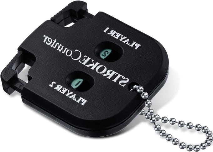 Praktische Slagteller voor 2 Spelers, Mini Golfscore-indicator, Ideaal voor Golftoernooien en Training