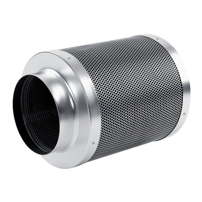 Roestvrij staal Koolstoffilters 6 Inch Hydroponics Houd Geur Weg Huis Werkplaats 300mm gray