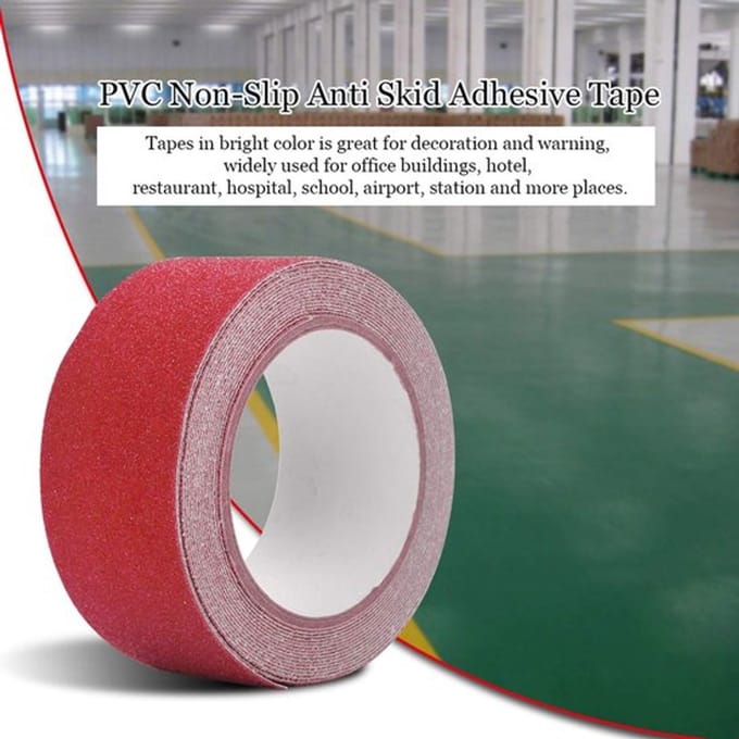 Allecto - Antislip Tape - Veiligheid - Rood - Antislip - Voor