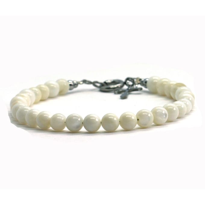 Heren armband parelmoer - IbizaMen