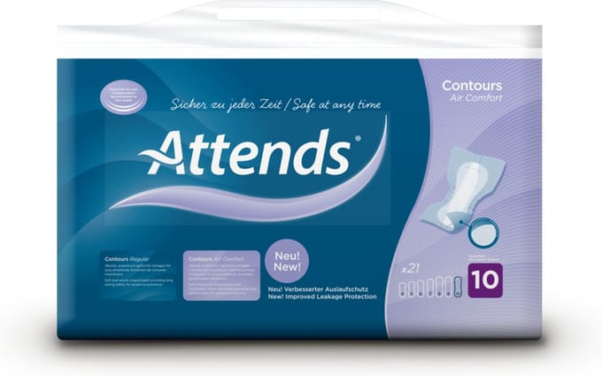Attends Contours air comfort 10 21 Stuks