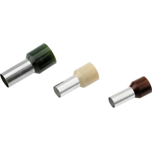 Cimco 187233 Adereindhulzen 16 mm² Deels geïsoleerd Groen 100 stuk(s)