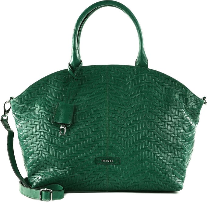 PICARD Leren Sunshine Shopper Green Donkergroen