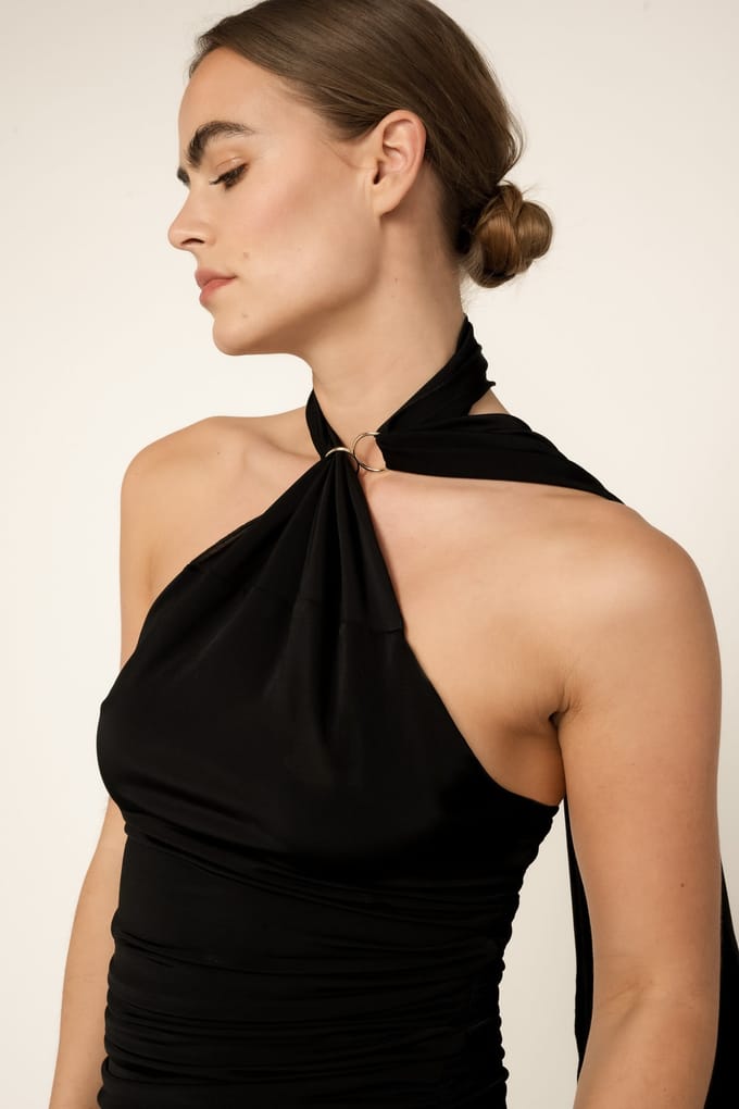 VIVEH Scallop Top Black Taglia: 46 | Magliette intime Outlet | Donna | Nero