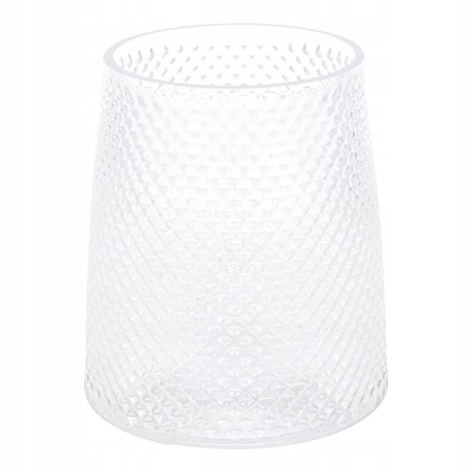 Koopman - Decoratieve Vaas - 18 cm - Transparant - Glas
