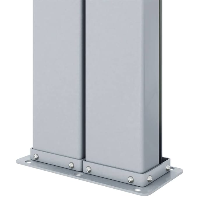 vidaXL - Windscherm - uittrekbaar - 180x1200 - cm - zwart