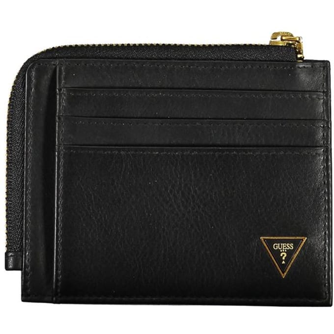 Guess Jeans Zwart Leren Portemonnee