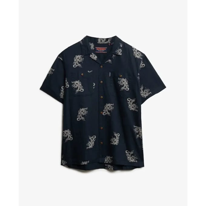 Superdry - Beach overhemd met korte mouwen - Heren - Shirts