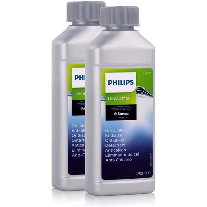 Détartrant machine à café - PHILIPS - CA6700/22 - compatible cafetières Philips & Saeco - x2 bouteilles de 250ml