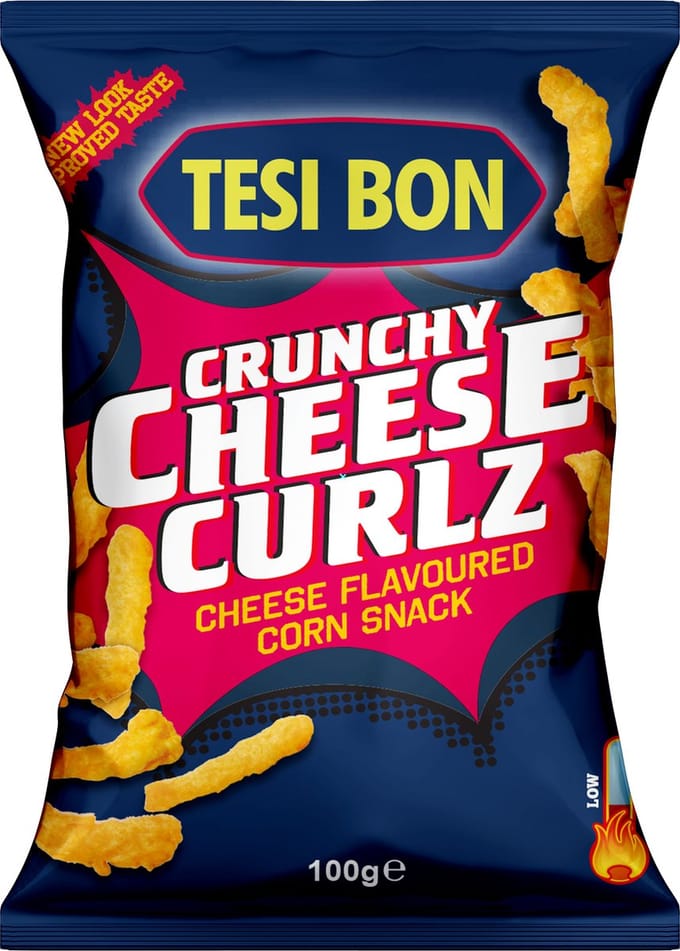 Tesi Bon Crunchy Cheese Curlz (14st)