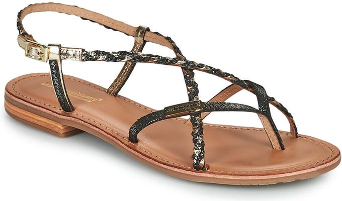Monatres leren sandalen