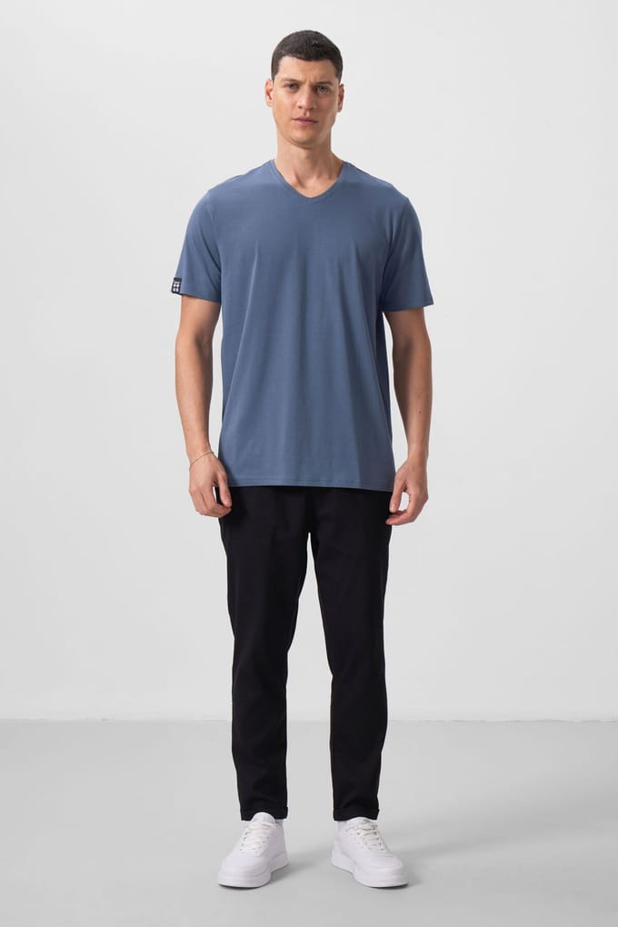 Heren Rechte-graam Gabardine Chino's