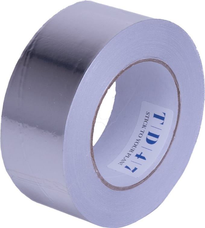 TD47 Aluminium Tape 50mm x 50m