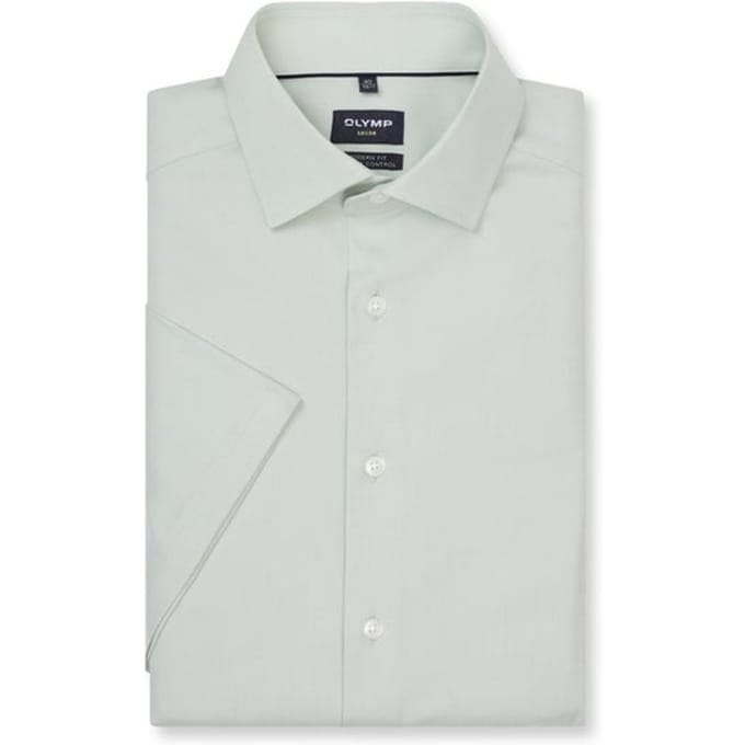 OLYMP Luxor 24/Seven Overhemd, Modern Fit, Global Kent, Limoen