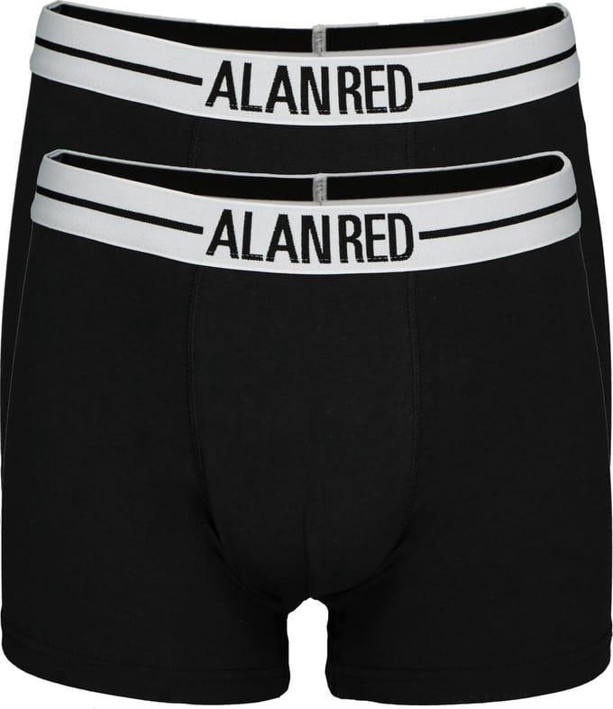 ALAN RED boxershorts (2-pack) - zwart - Maat: S