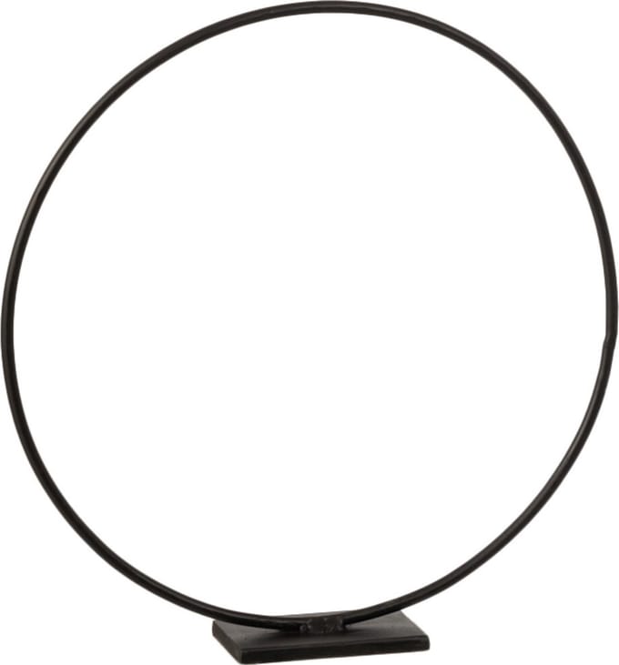 J-Line ring Op Voet decoratie - metaal - zwart - small