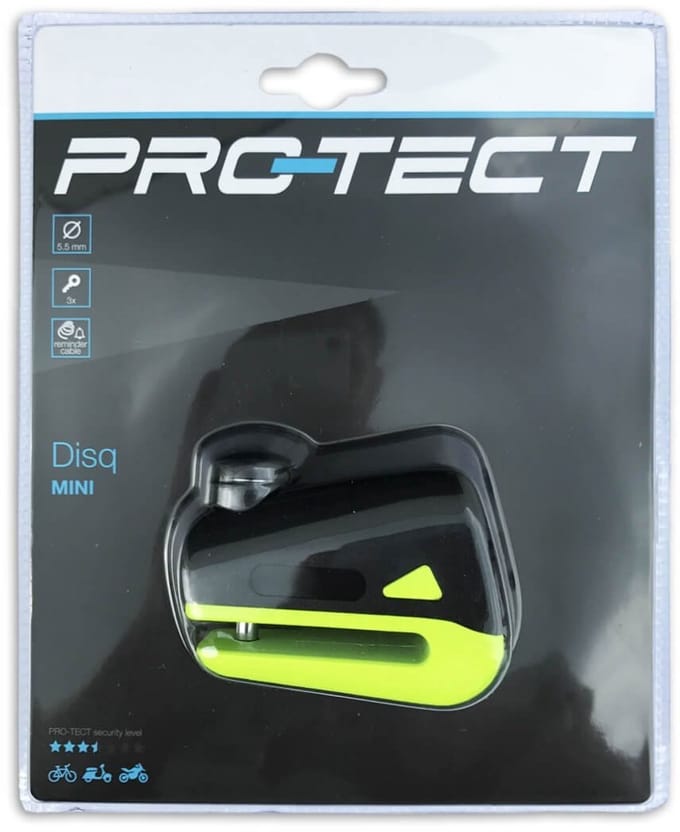Pro-tect Schijfremslot Disq Mini Zwart/groen