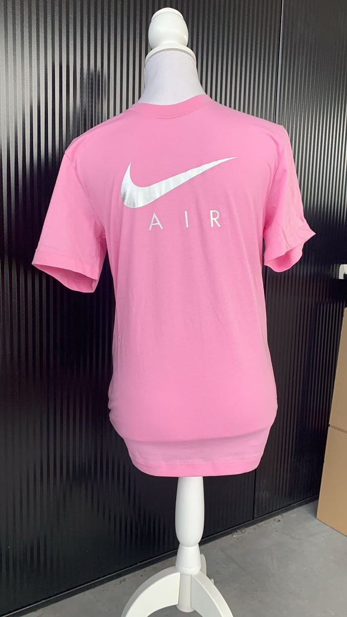 Nike T-Shirt - Roze/Zilver - Unisex - Maat S
